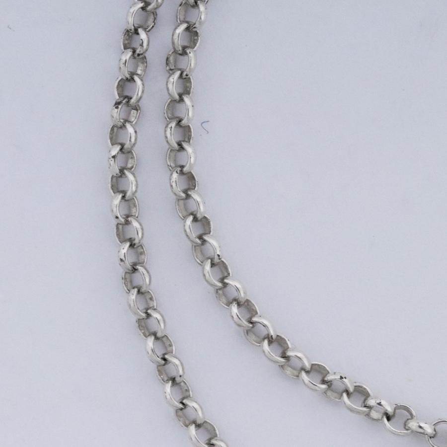 CHROME HEARTS ネックレス ロールチェーン 16インチ シルバー クロム