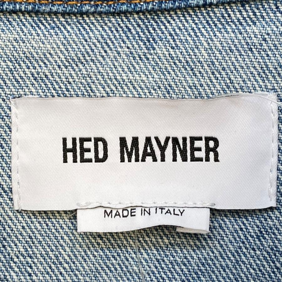 HED MAYNER 24SS BLUE INDIGO FADED HEAVY DENIM OVER SHIRT フェイ