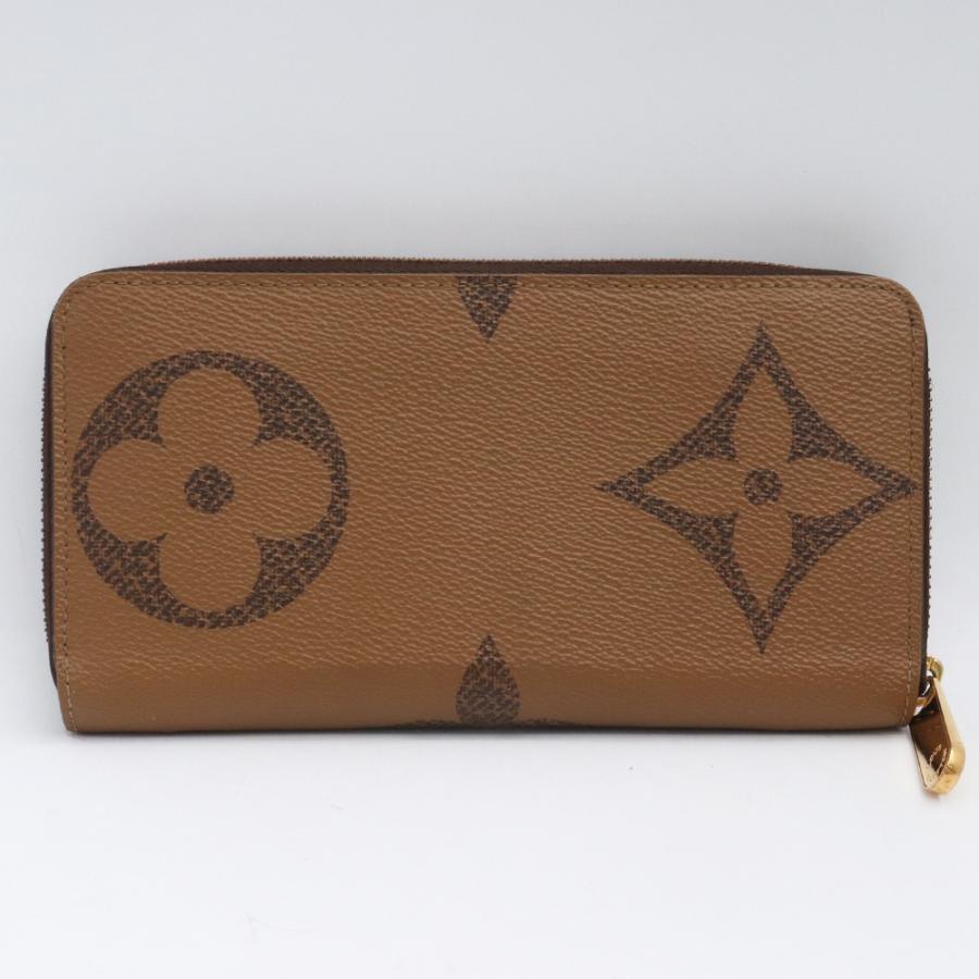 ❤️ルイ ヴィトン ジッピー ジャイアント リバース ブラウン ベージュ LOUIS VUITTON ジッピー・ウォレット ジャイアントモノグラム