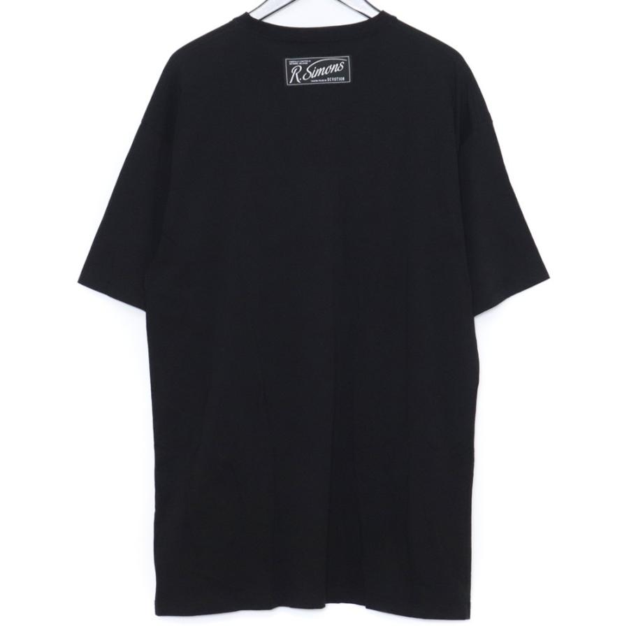 RAF SIMONS ポケットホールズオーバーサイズTシャツ Sサイズ ブラック 