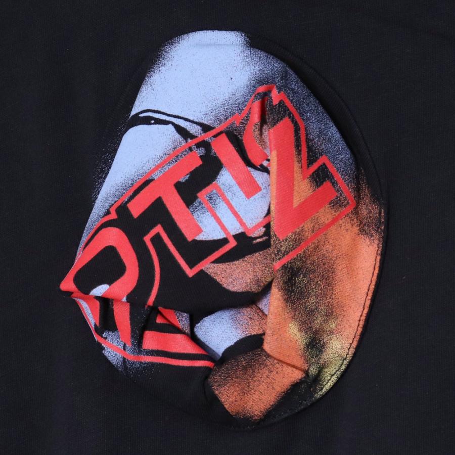 RAF SIMONS ポケットホールズオーバーサイズTシャツ Sサイズ ブラック 