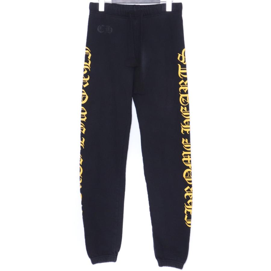 CHROME HEARTS サイドロゴスウェットパンツ XSサイズ ブラック レディース クロムハーツ side logo sweat pants | 