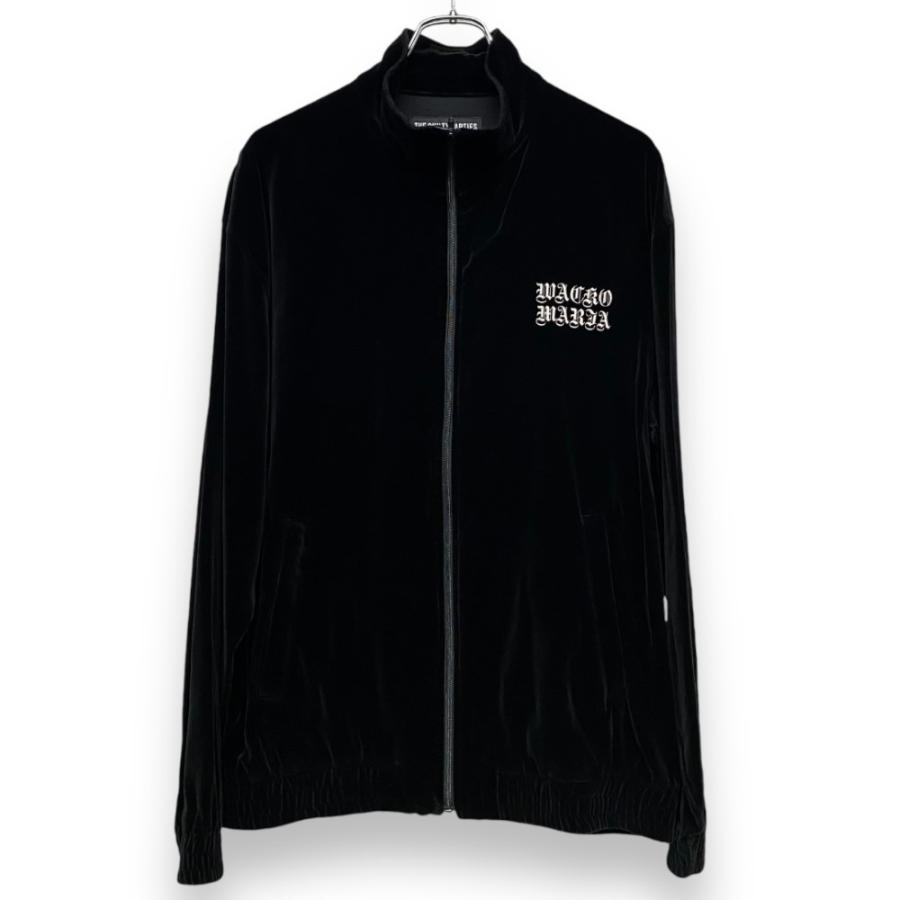 WACKO MARIA VELVET TRACK JACKET Mサイズ ブラック ワコマリア 