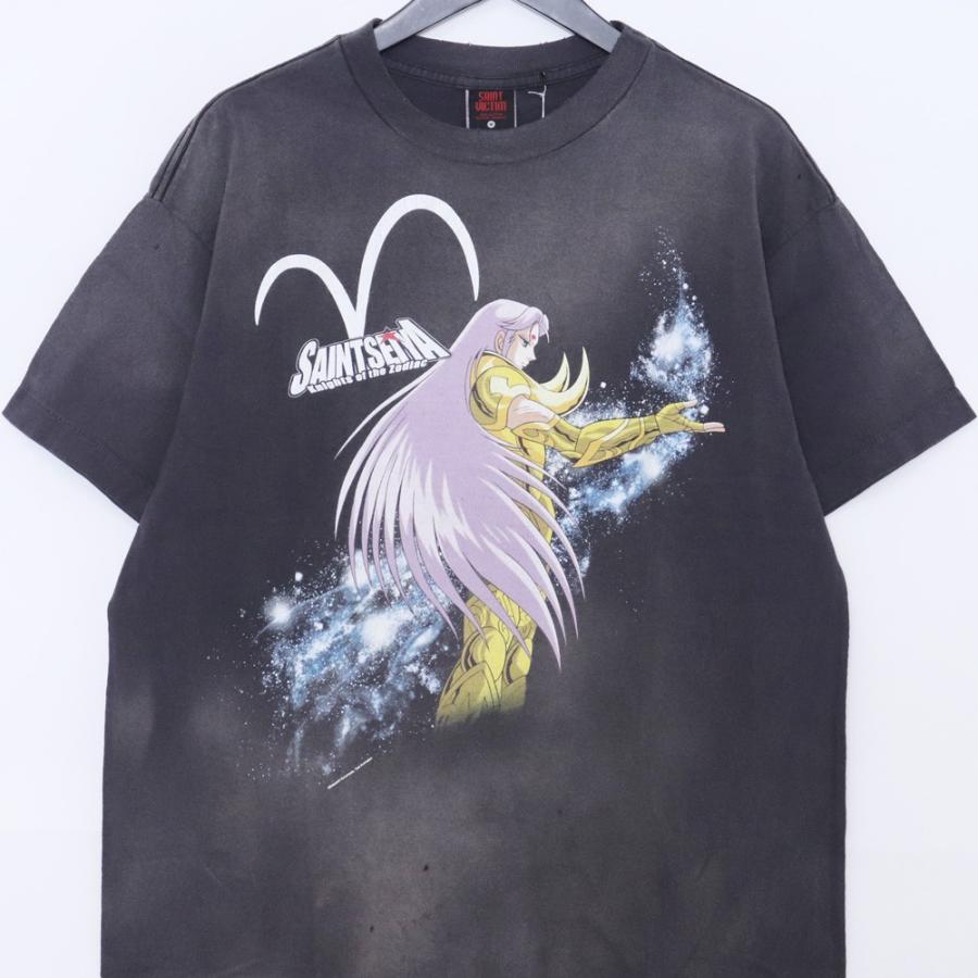 未使用 SAINT MICHAEL SS-SS TEE MU BLACK Mサイズ ブラック SM-YS8