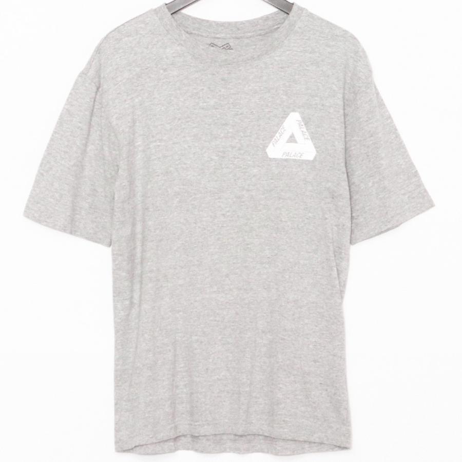 PALACE パレス 半袖シャツ ブラック グレー XL パレス PALACE バックプリントTシャツ 半袖Tシャツ グレー S /U