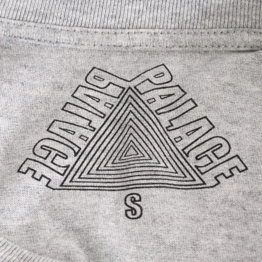 パレス PALACE バックプリントTシャツ 半袖Tシャツ グレー S /U