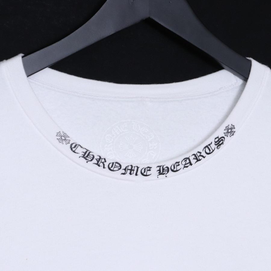 CHROME HEARTS ネックロゴ クルーネック スウェット トレーナー XL  