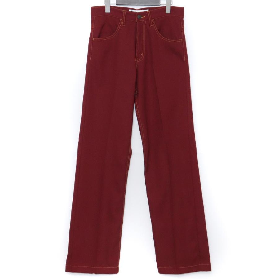 DAIRIKU Straight Flasher Pressed Pants サイズ27 ボルドー DAIRIKU Straight Flasher Pressed Pants サイズ27 ボルドー