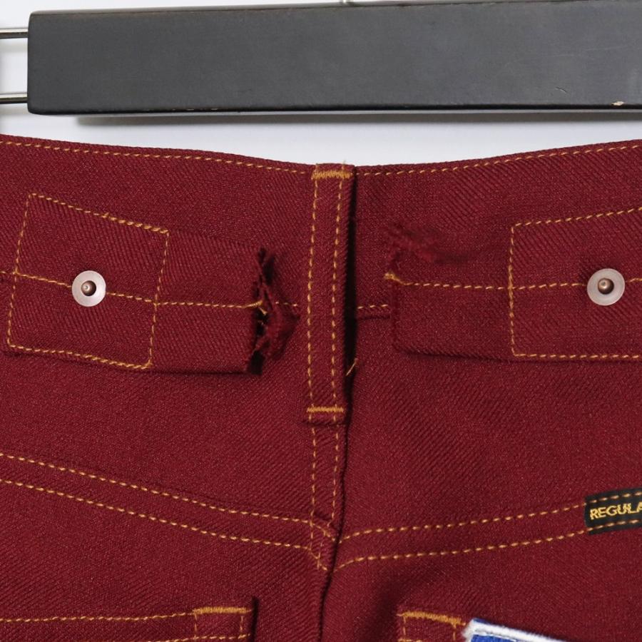 DAIRIKU Straight Flasher Pressed Pants サイズ27 ボルドー DAIRIKU Straight Flasher Pressed Pants サイズ27 ボルドー