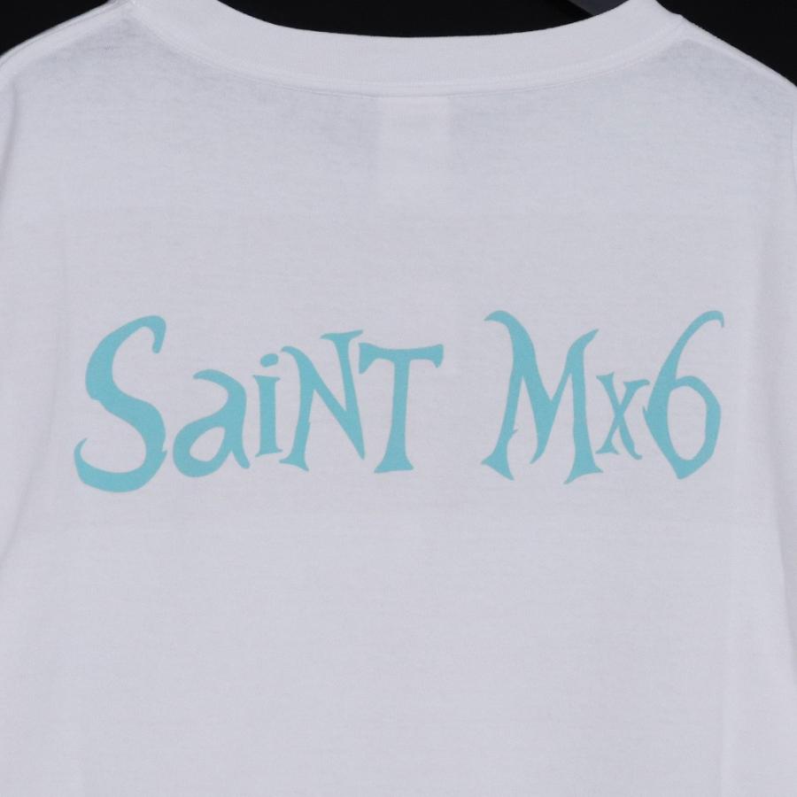 SAINT MICHAEL DS-SS TEE/WHITE QN XLサイズ ホワイト SM-S23
