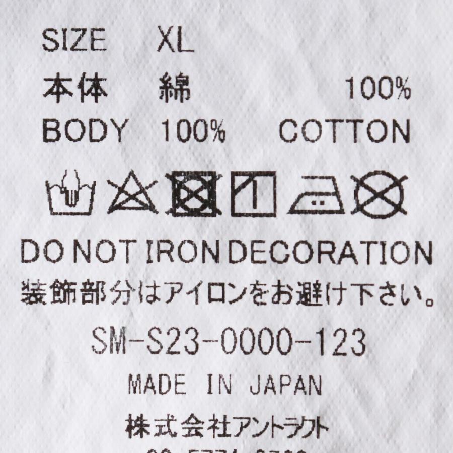 SAINT MICHAEL DS-SS TEE/WHITE QN XLサイズ ホワイト SM-S23