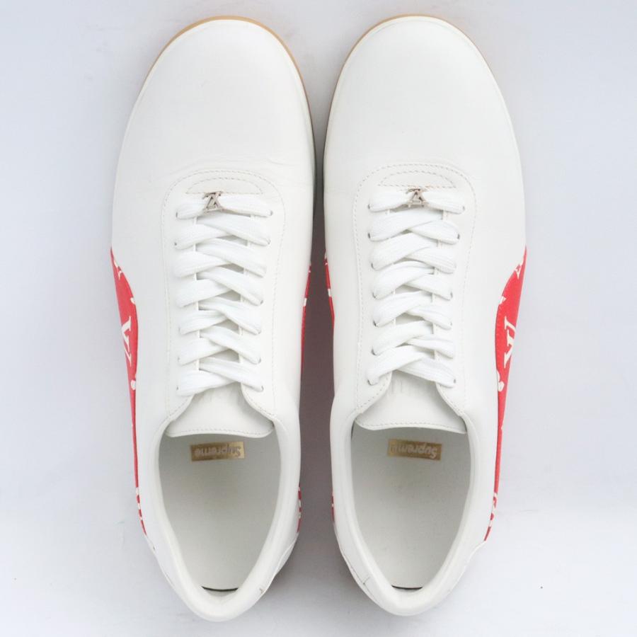 26.5cm相当 LOUIS VUITTON × SUPREME モノグラムローカットスニーカー
