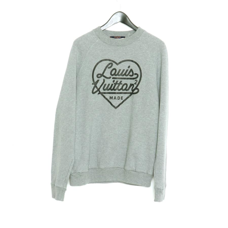 ルイヴィトン NIGO プリンテッドハート クルーネック スウェット S