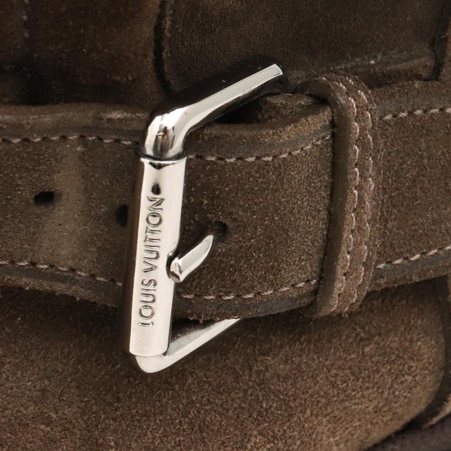 26cm相当 LOUIS VUITTON スエードエンジニアブーツ サイズ7 カーキ 