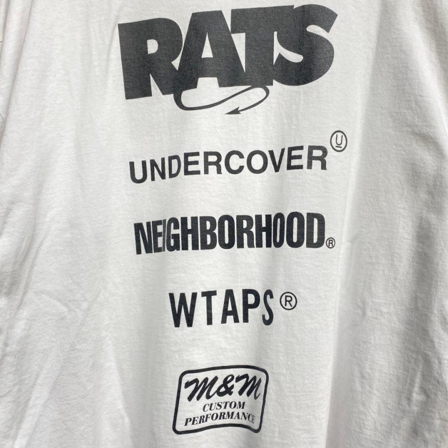 RATS ラッツ full blood Tシャツ ホワイト L RATS 22SS 15周年限定 DAYZ限定 FULL BLOOD 5NAME T-SHIRT