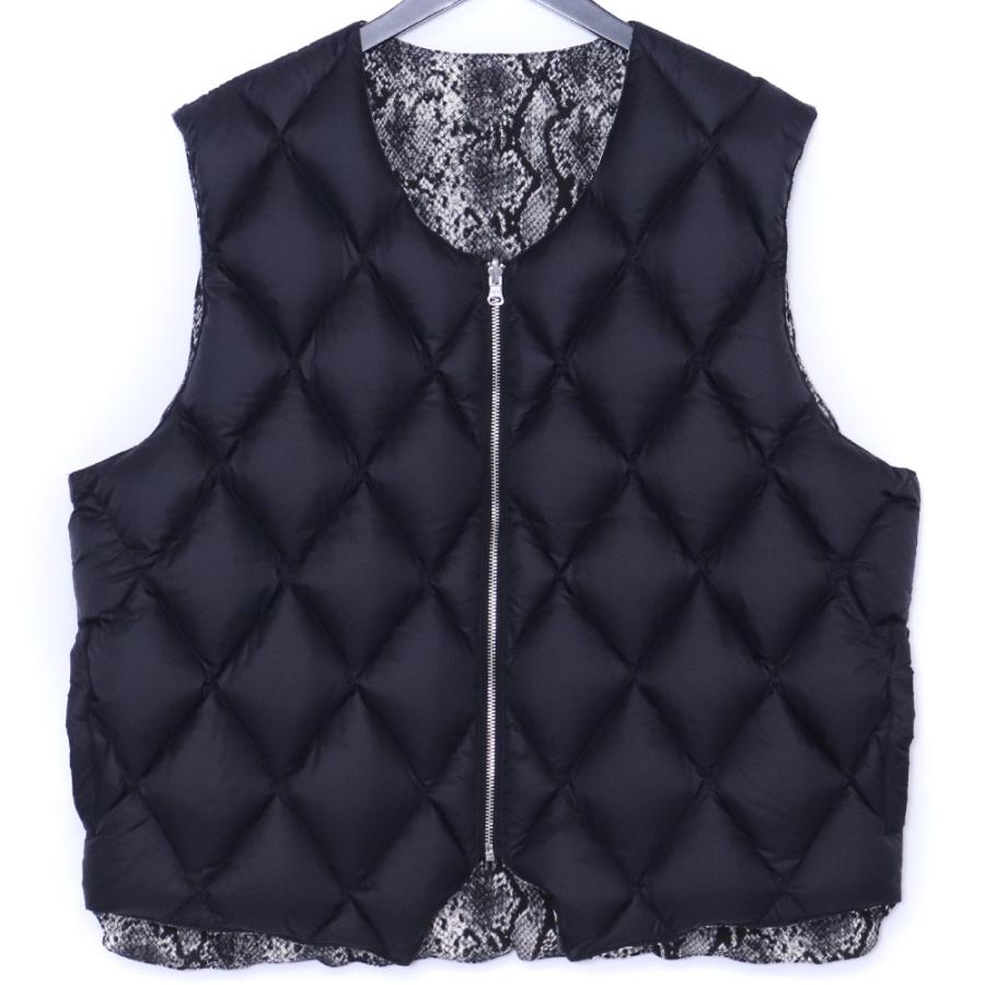 STUSSY パイソンリバーシブルナイロンダウンベスト Lサイズ ネイビー 115669 ステューシー REVERSIBLE VEST PYTHON | 