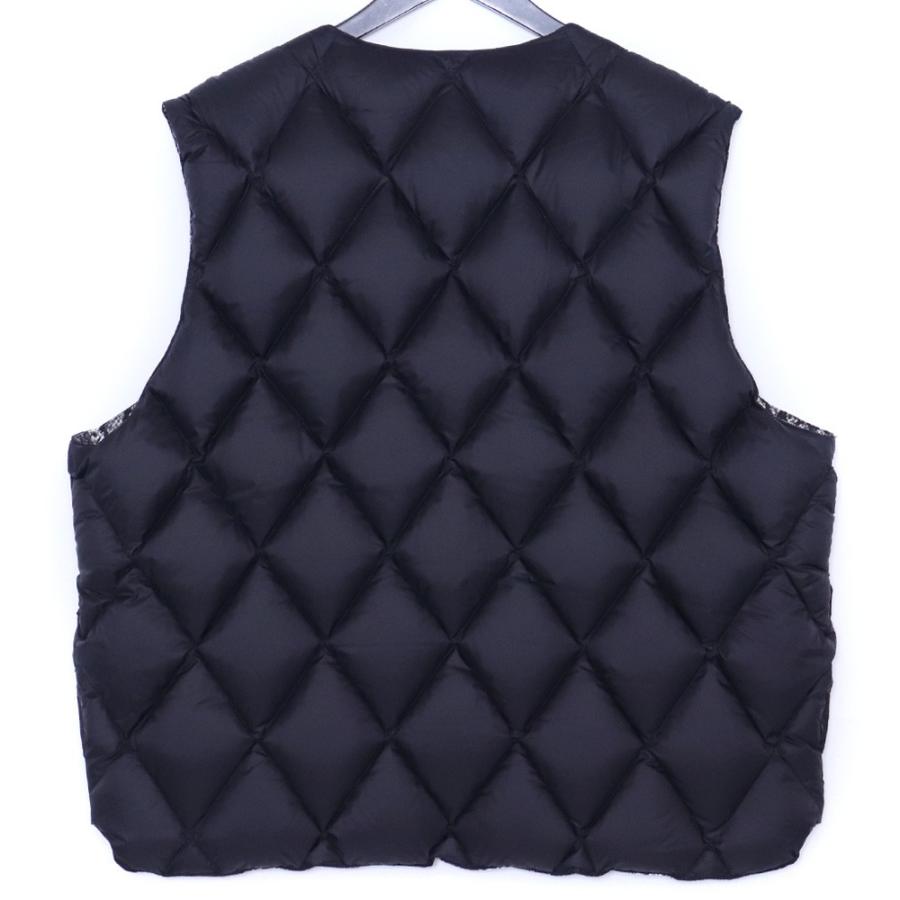 STUSSY パイソンリバーシブルナイロンダウンベスト Lサイズ ネイビー 115669 ステューシー REVERSIBLE VEST PYTHON |  | 01