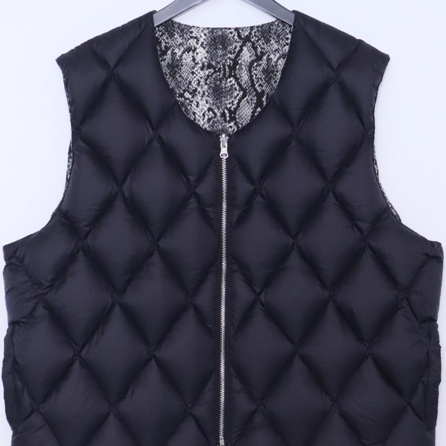 STUSSY パイソンリバーシブルナイロンダウンベスト Lサイズ ネイビー 115669 ステューシー REVERSIBLE VEST PYTHON |  | 02