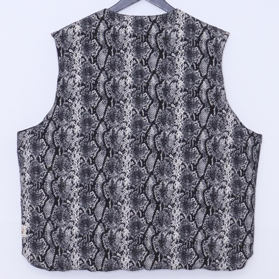 STUSSY パイソンリバーシブルナイロンダウンベスト Lサイズ ネイビー 115669 ステューシー REVERSIBLE VEST PYTHON |  | 05