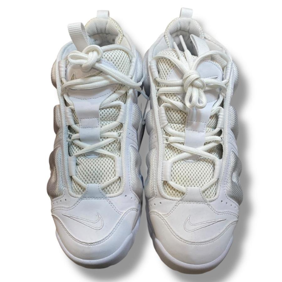 28.5cm NIKE Air More Uptempo Low Triple White FZ3055-100