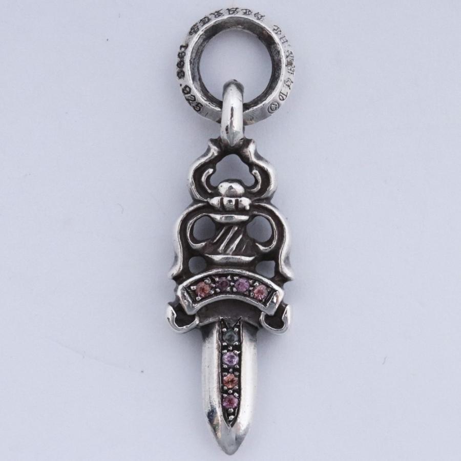Chrome Hearts #5 ダガー　チャーム CHROME HEARTS ダガーチャーム #5 with パヴェピンクサファイア