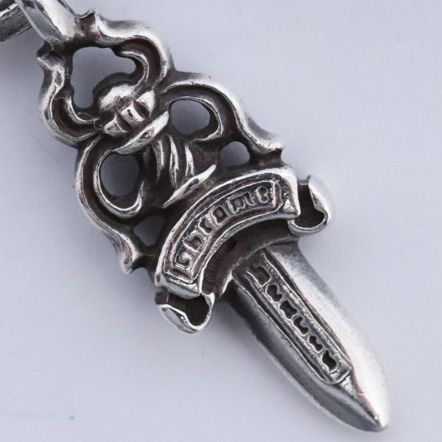 CHROME HEARTS ダガーチャーム #5 with パヴェピンクサファイア