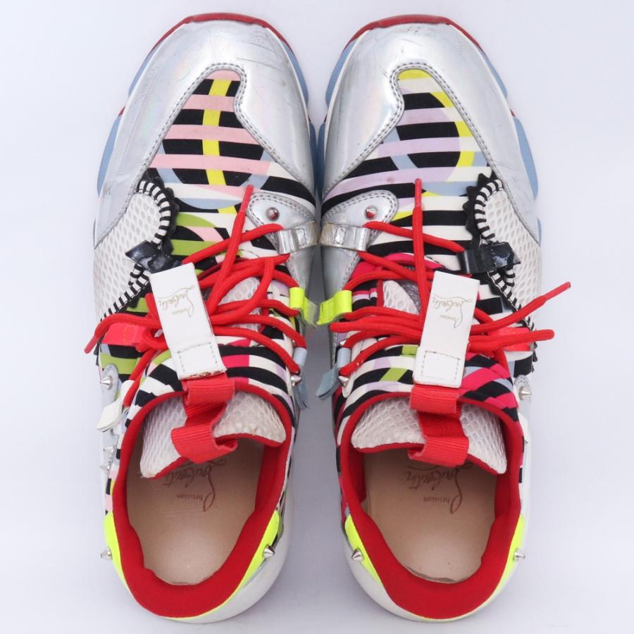 Louboutin スニーカー 43 28cm レッドランナー　レッド CHRISTIAN LOUBOUTIN Red Runner Sneakers サイズ43 シルバー