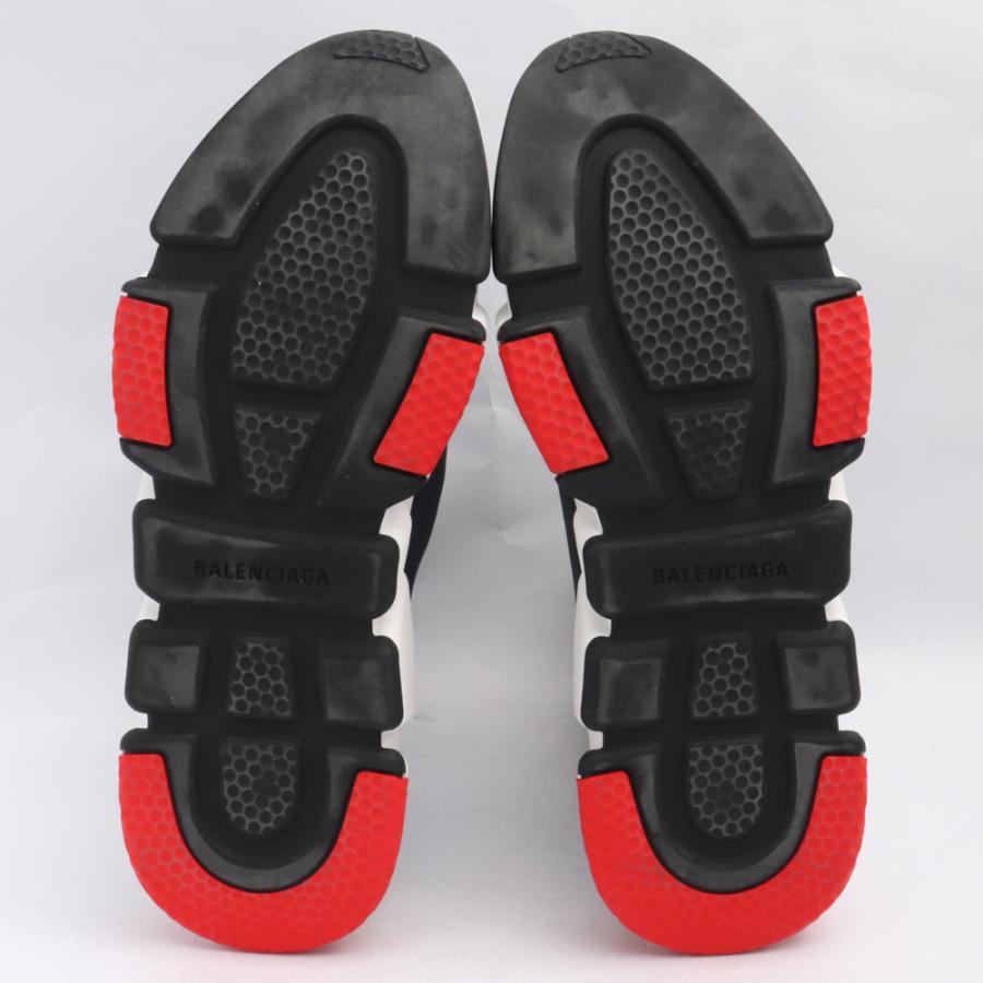 未使用 28cm相当 BALENCIAGA SPEED TRAINER サイズ43 ブラック レッド 