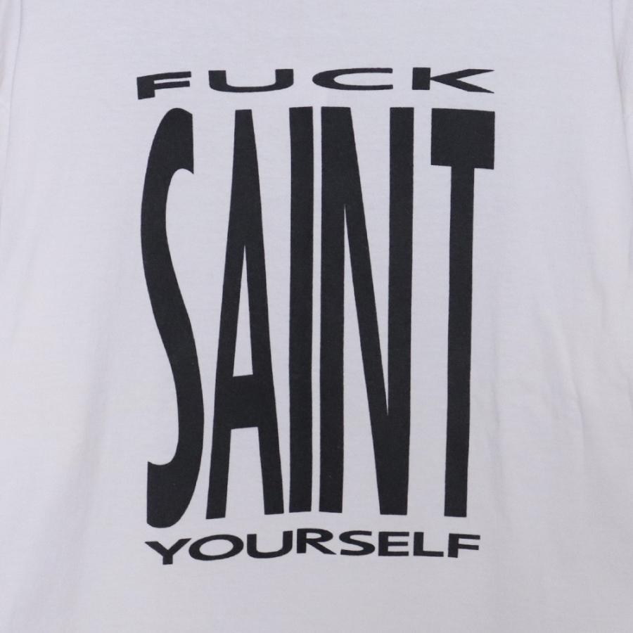 SAINT MICHAEL SS TEE YOURSELF WHITE Lサイズ ホワイト SM-HR8-0000