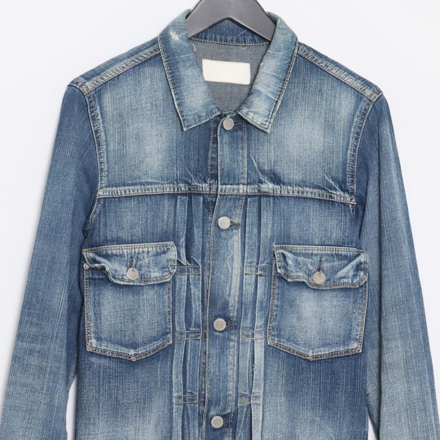 RESOUND CLOTHING 2ND Shirt G JACKET サイズ1 インディゴ RC1-G-001