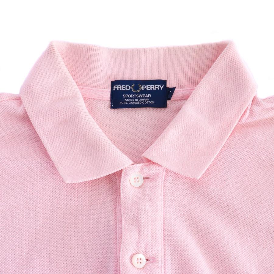 FRED PERRY The Fred Perry Shirt Lサイズ ピンク FPP-P712 フレッド