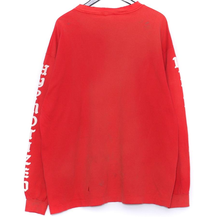 SAINT MICHAEL LS TEE/SOFT LOVE XLサイズ レッド SM-YS8-0000 SAINT MICHAEL LS TEE/SOFT LOVE XLサイズ レッド SM-YS8-0000
