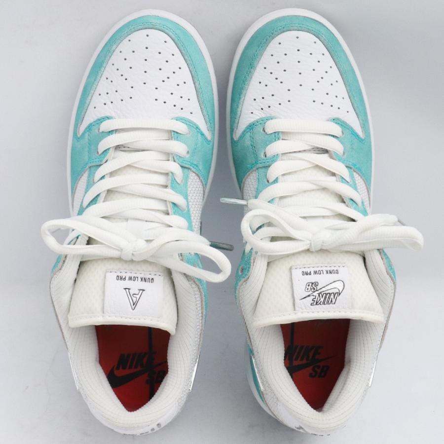 27cm NIKE SB × APRIL SKATEBOARDS Dunk Low Pro QS White and Multi 