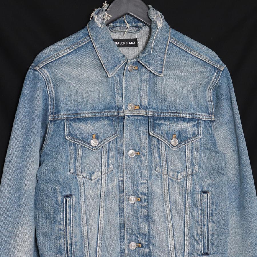 BALENCIAGA キャンペーンロゴデニムジャケット サイズ44 インディゴ  