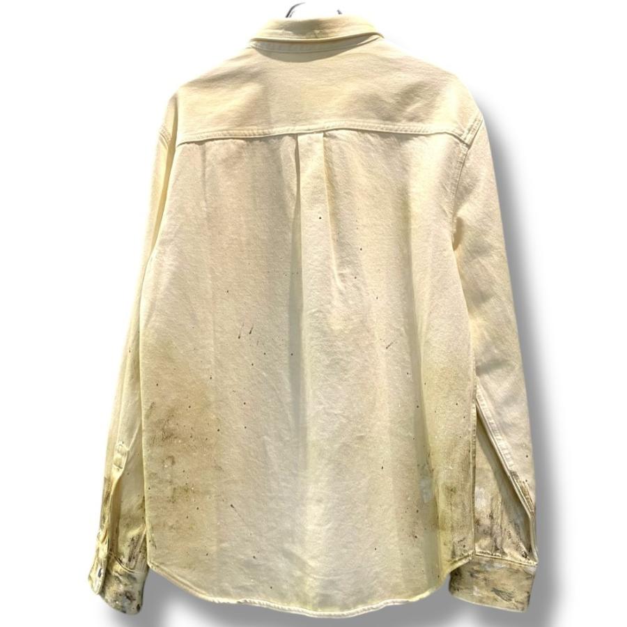 HELMUT LANG LS SHIRT JACKET サイズ38 アイボリー HLM74879