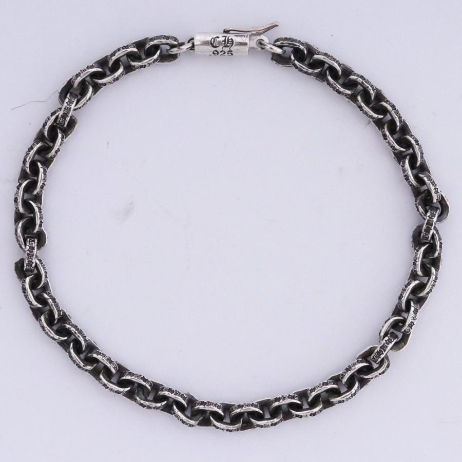 CHROME HEARTS ペーパーチェーン ブレスレット 8インチ シルバー