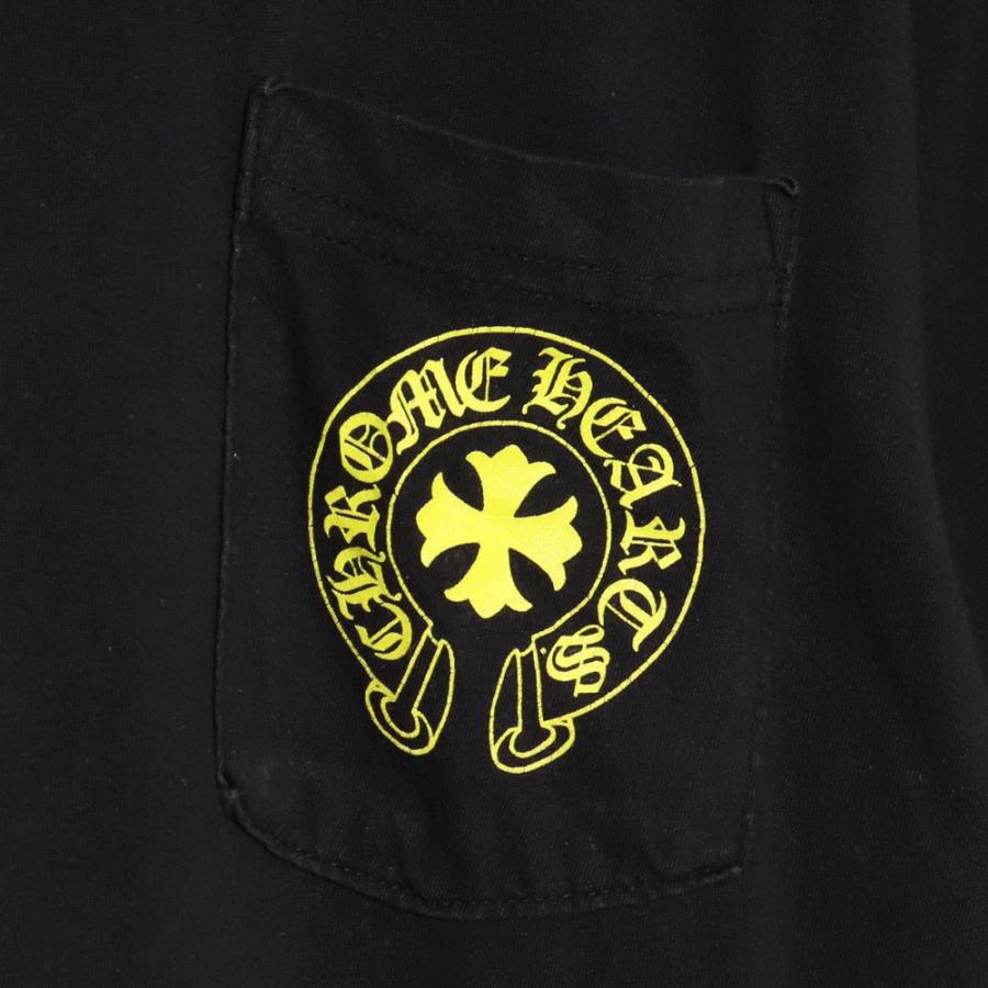 CHROME HEARTS 英字バックプリントTシャツ Mサイズ ブラック クロム 