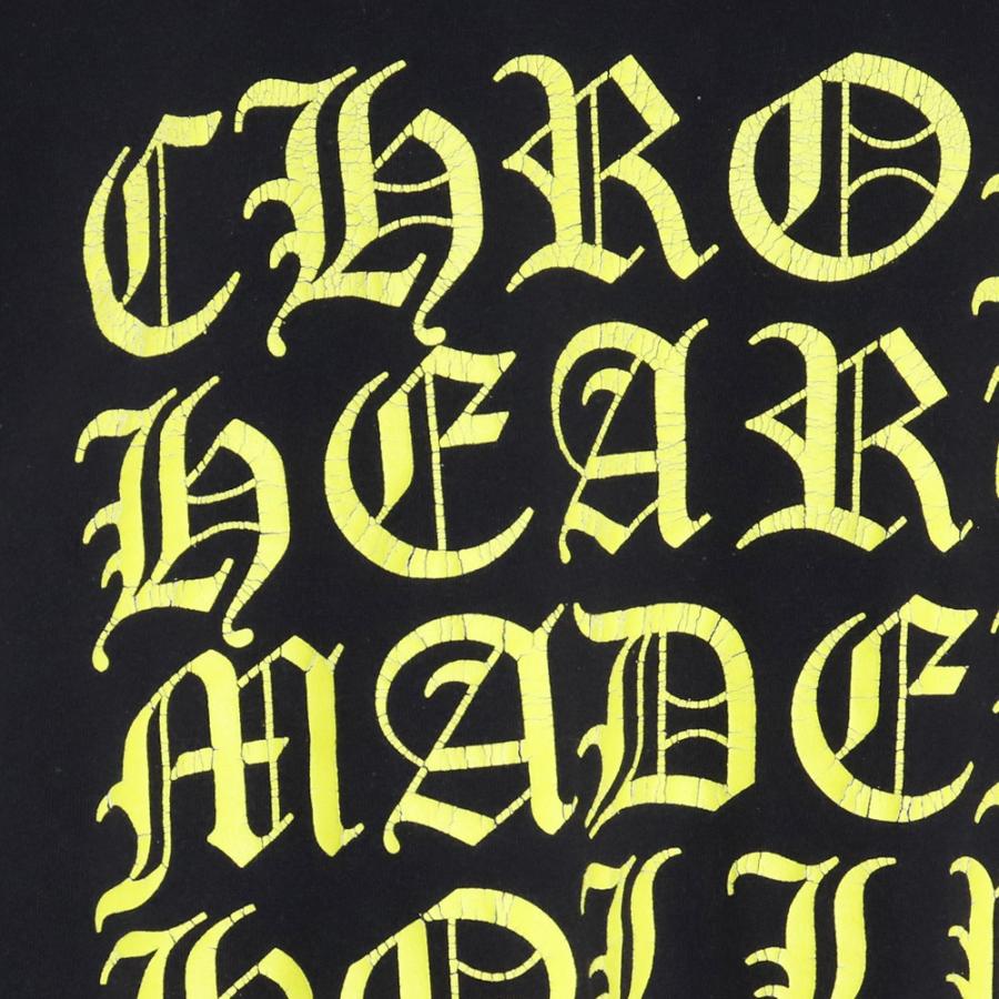 CHROME HEARTS 英字バックプリントTシャツ Mサイズ ブラック クロム 