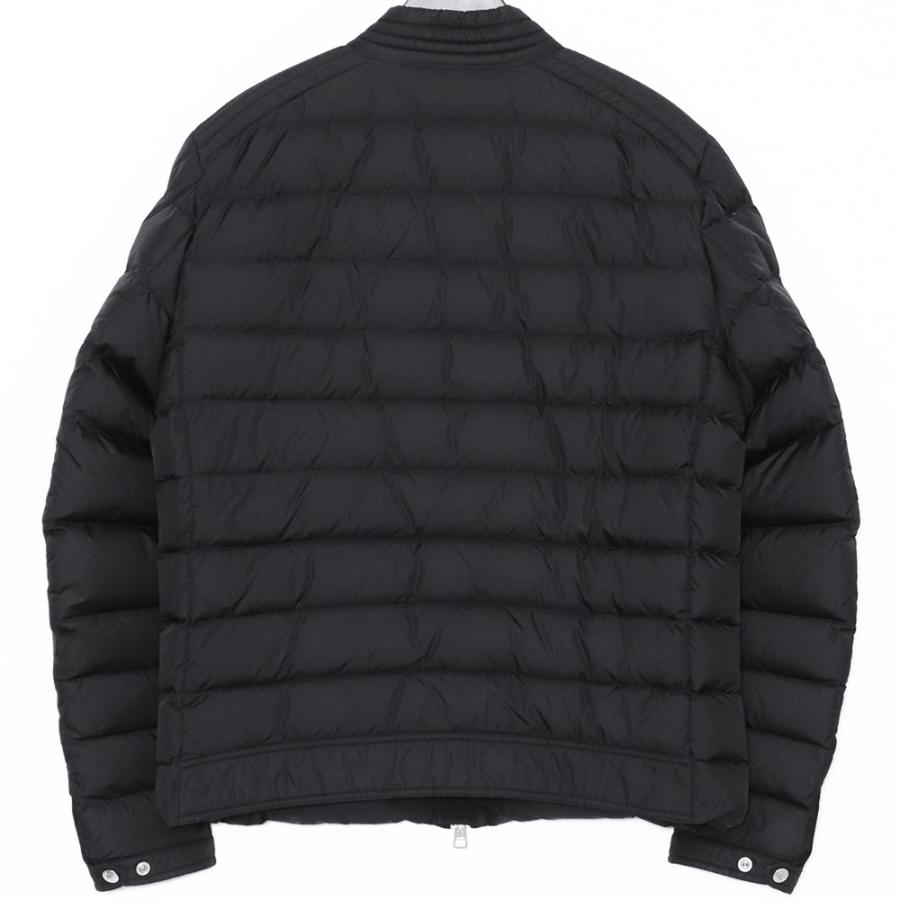 MONCLER AMIOT ライダース ダウンジャケット ブラック サイズ5 Black Amiot Down Biker Jacket - Short Down Jackets for Men