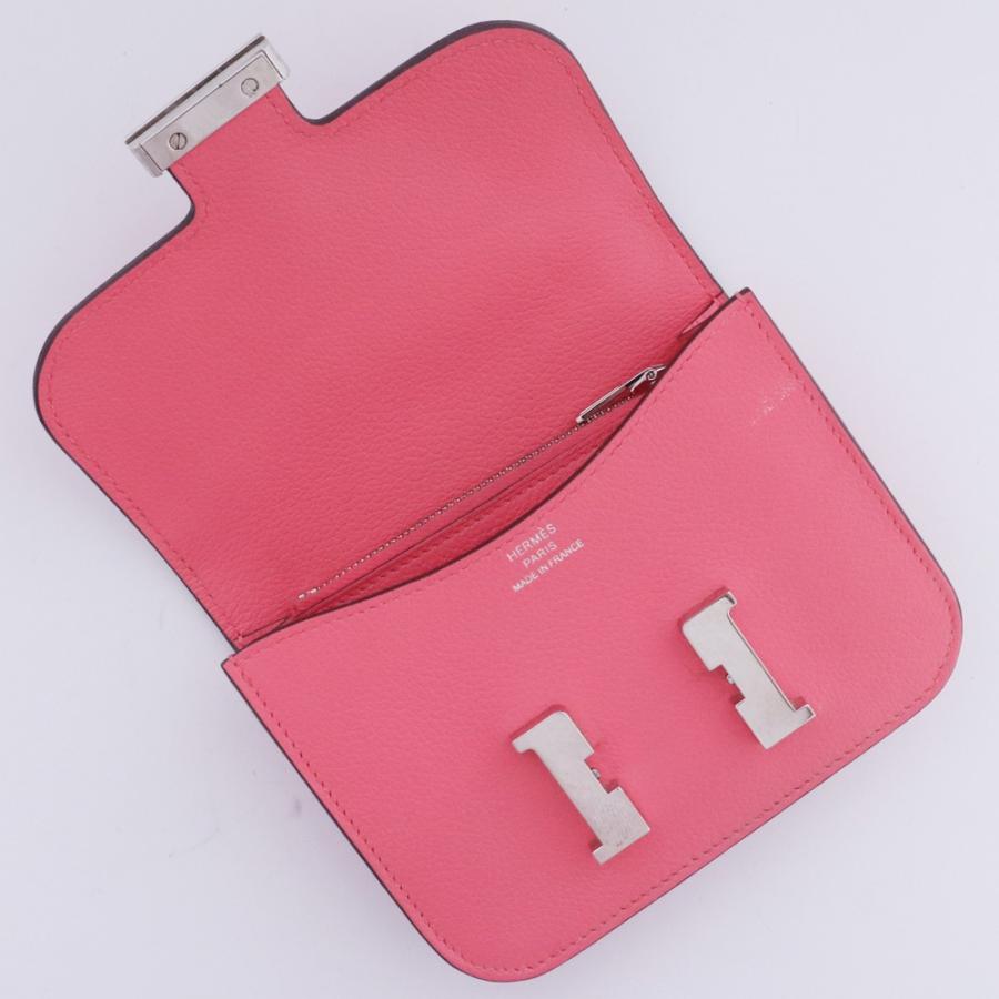 HERMES コンスタンス スリムウォレット B刻印 ピンク H082214CK8W エルメス 二つ折り財布 Constance Slim walletの画像