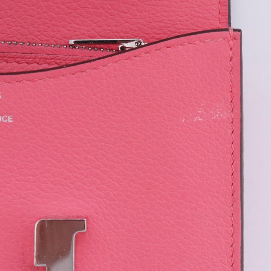 HERMES コンスタンス スリムウォレット B刻印 ピンク H082214CK8W エルメス 二つ折り財布 Constance Slim walletの画像
