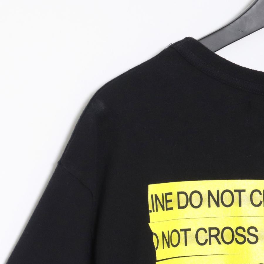 OFF-WHITE ファイヤーテープアローオーバーサイズTシャツ S OFF-WHITE ファイヤーテープアローオーバーサイズTシャツ S