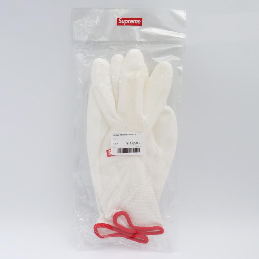 未使用 SUPREME RUBBERIZED GLOVES White ホワイト シュプリーム