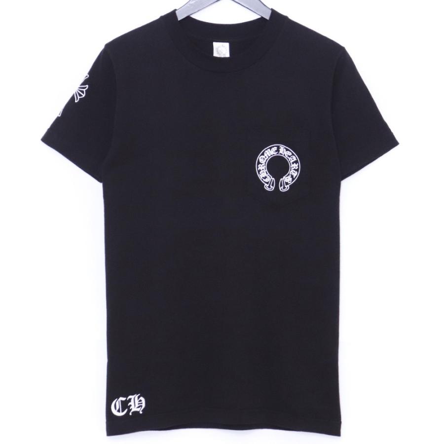 CHROME HEARTS オールド スクロールラベルロゴ ホースシュー ポケットT