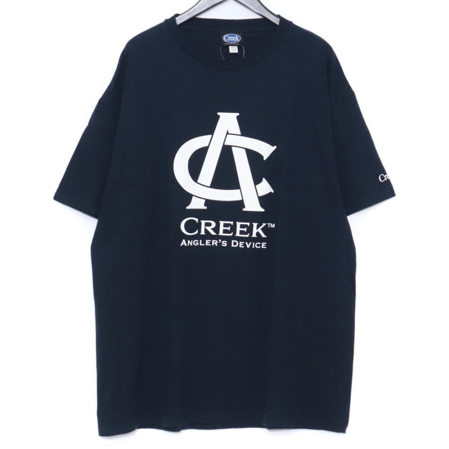 creek tシャツ　ネイビー CREEK ロゴTシャツ サイズ2XL ネイビー クリーク 半袖カットソー logo