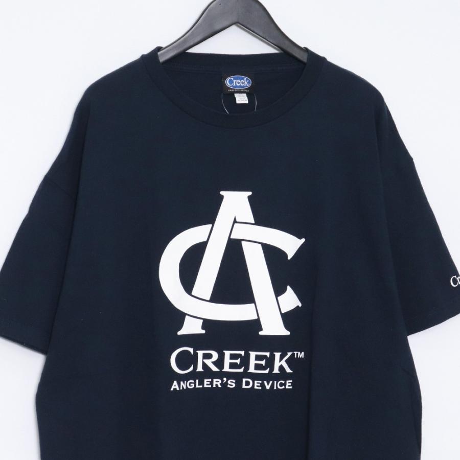 CREEK ロゴTシャツ サイズ2XL ネイビー クリーク 半袖カットソー logo