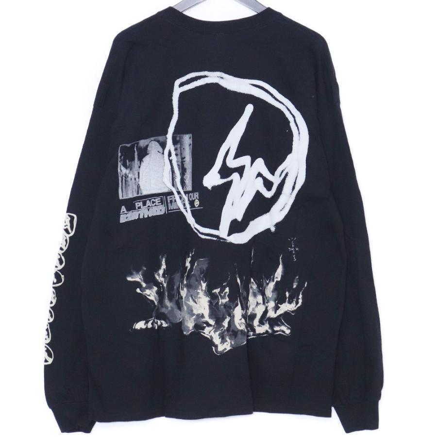 未使用 TRAVIS SCOTT CACTUS JACK FOR FRAGMENT LOGO L/S T
