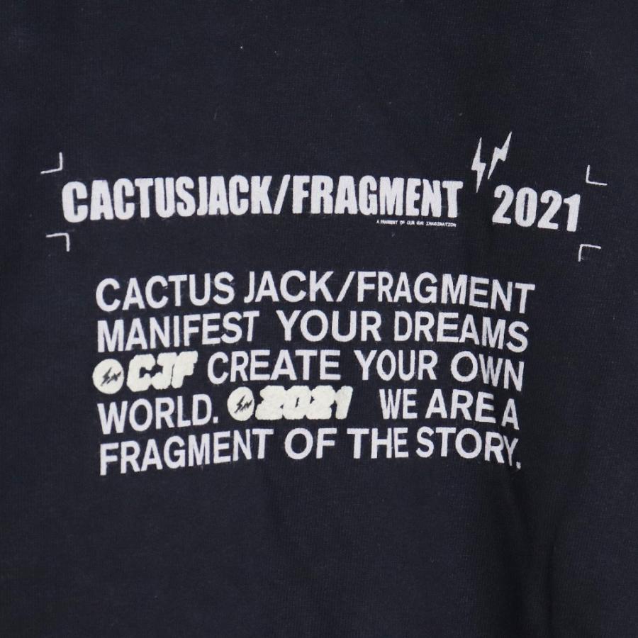 On Court-T ブラック Lサイズ 新品未使用品 未使用 TRAVIS SCOTT CACTUS JACK FOR FRAGMENT LOGO L/S T