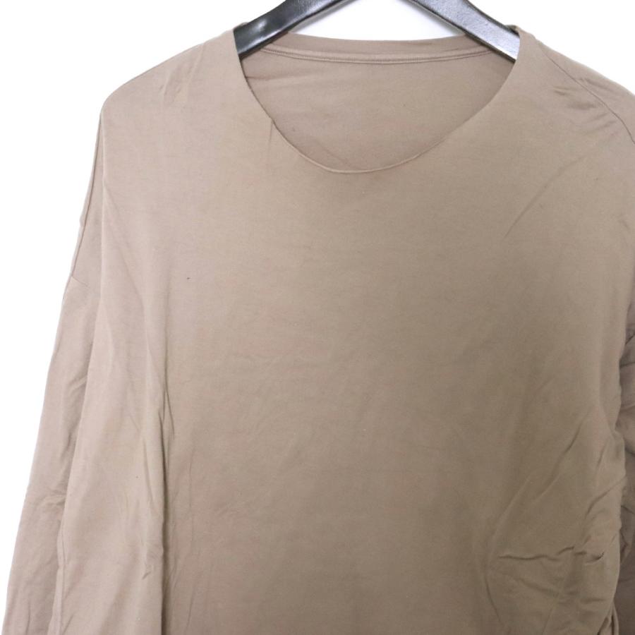 DEVOA カットソー 長袖 ロンT DEVOA コットン ロングスリーブカットソー Size 2 グレージュ 長袖T
