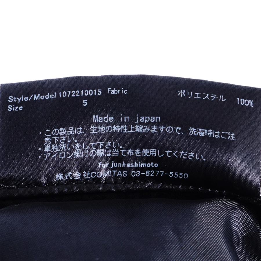 JUNHASHIMOTO 2TUCK SHORTS サイズ5 ブラック 1072210015 ジュン